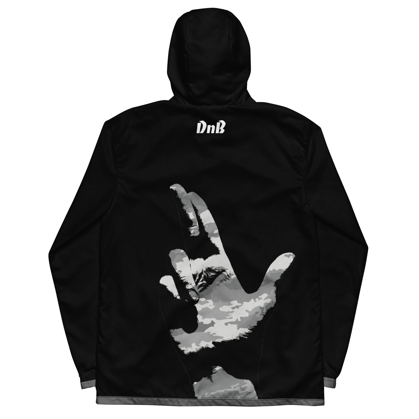 Grey-Camo Gun Finger - Men’s windbreaker