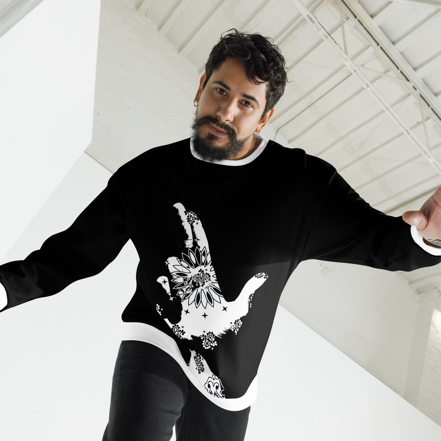 Paisley-Gun Finger - Unisex Sweatshirt