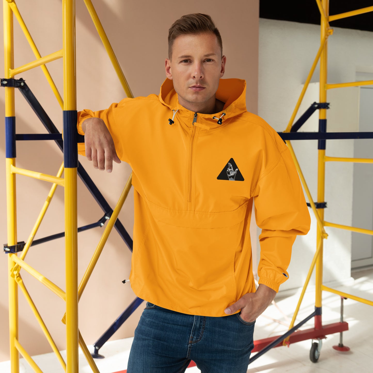 Men's Tri-Logo - Embroidered Champion Packable Jacket