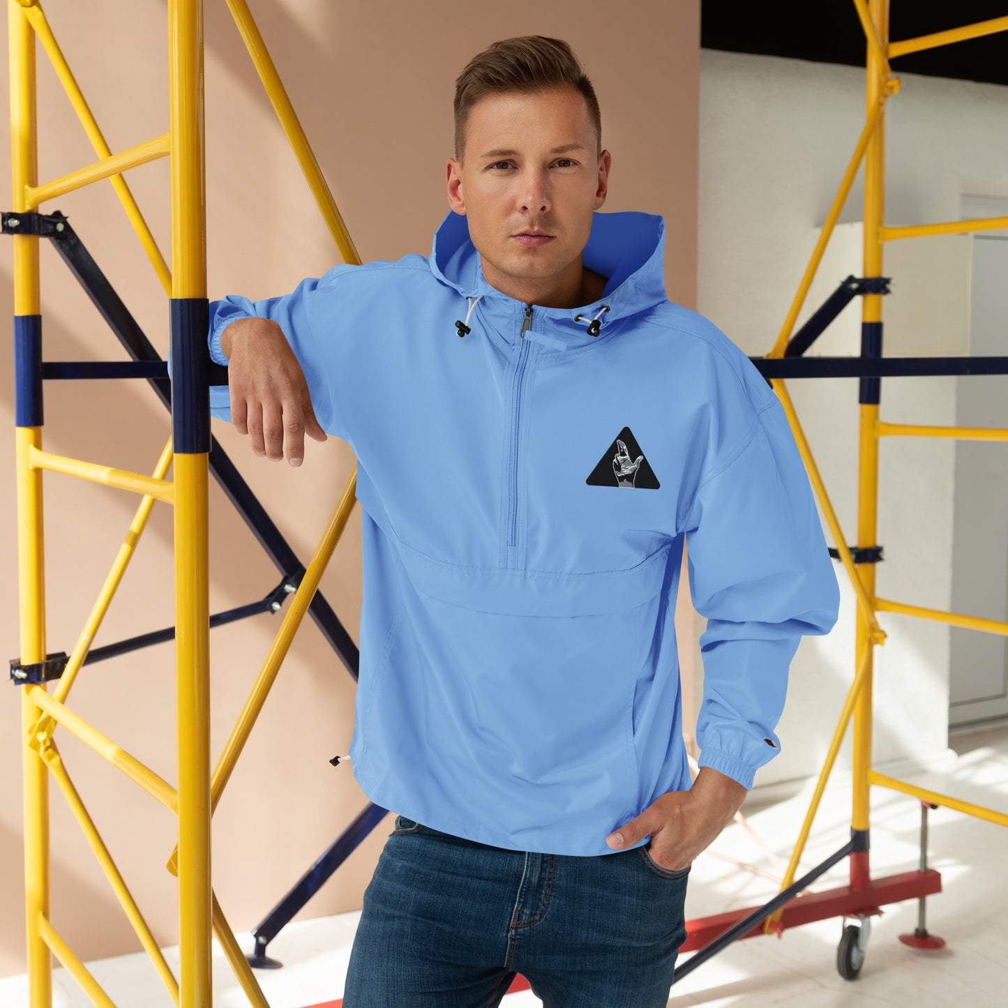 Men's Tri-Logo - Embroidered Champion Packable Jacket