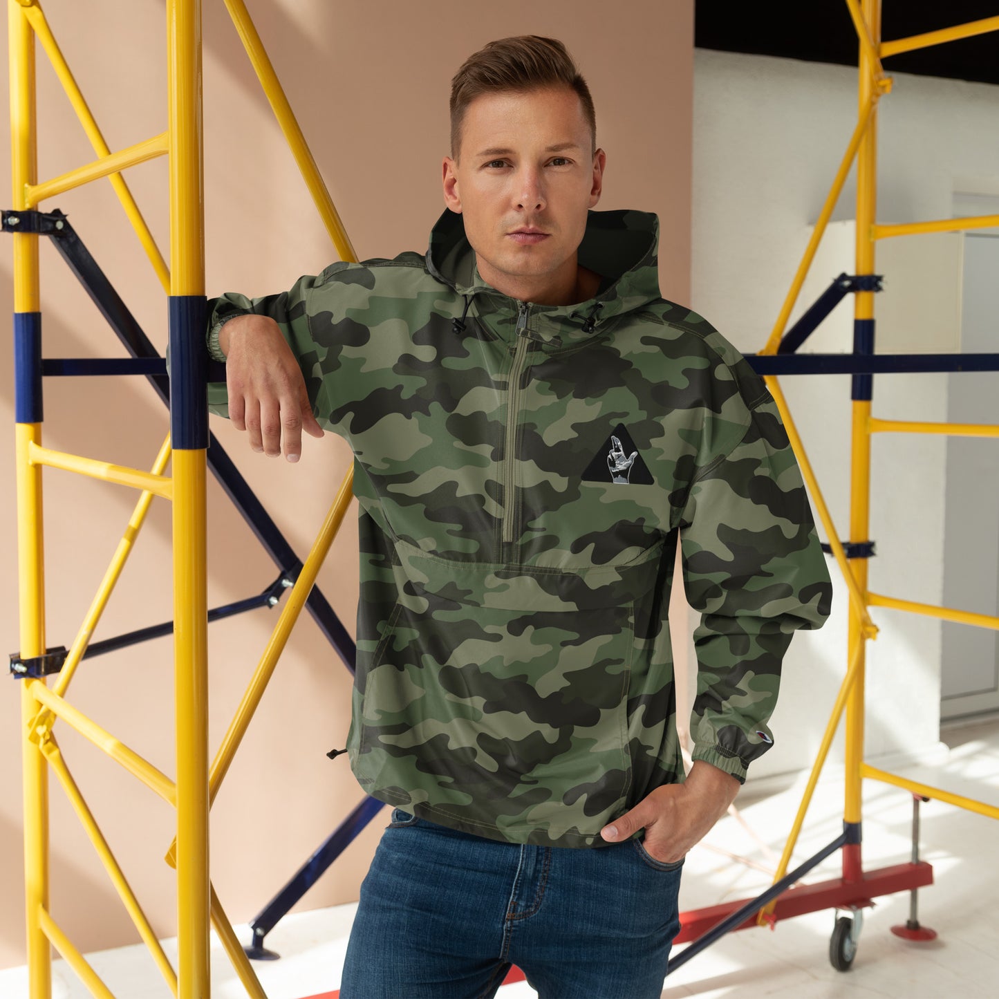 Men's Tri-Logo - Embroidered Champion Packable Jacket