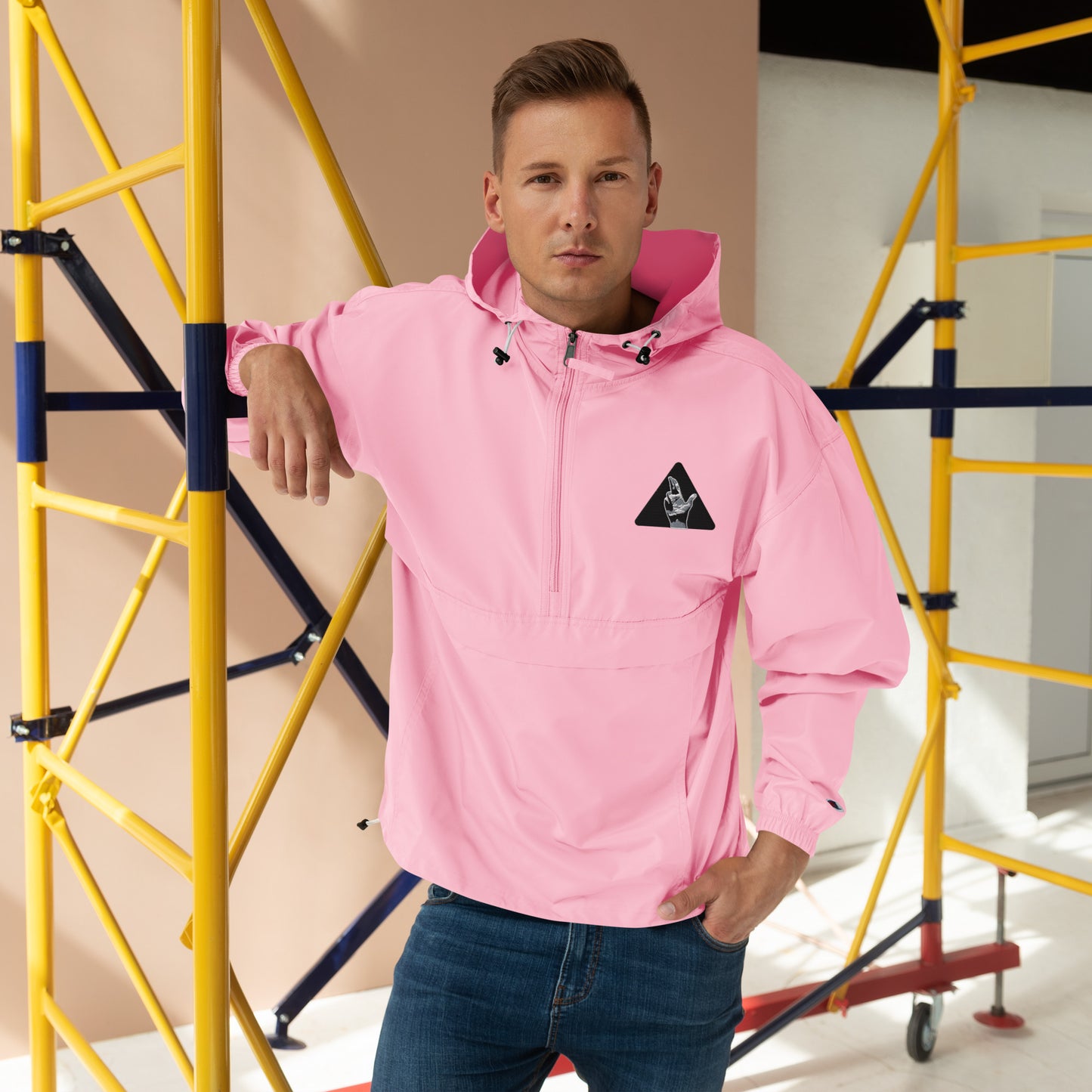 Men's Tri-Logo - Embroidered Champion Packable Jacket