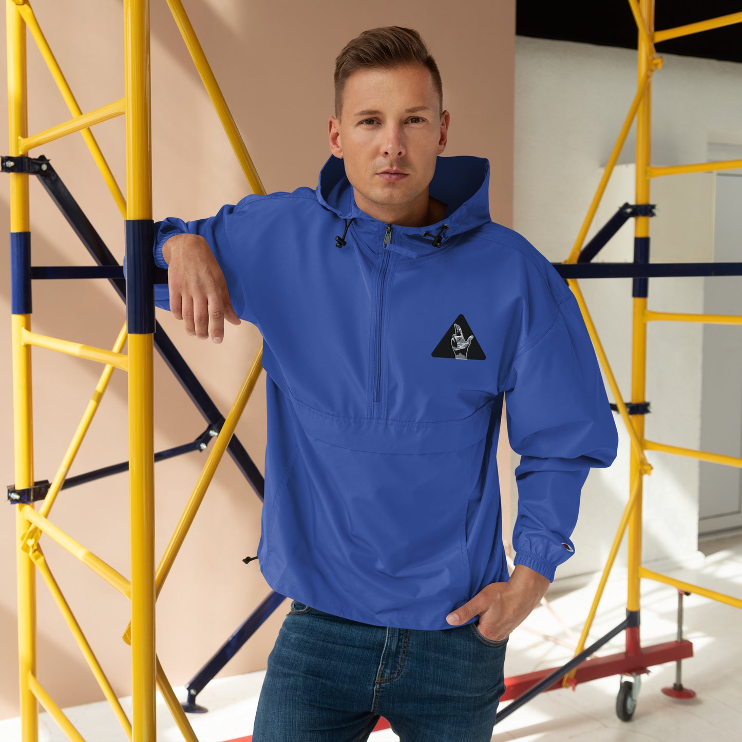 Men's Tri-Logo - Embroidered Champion Packable Jacket