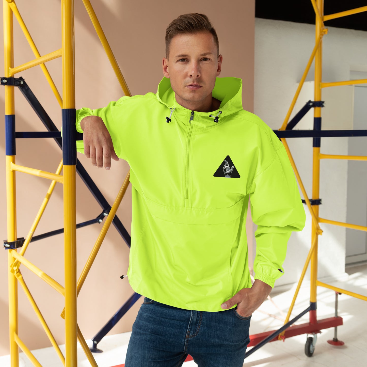 Men's Tri-Logo - Embroidered Champion Packable Jacket