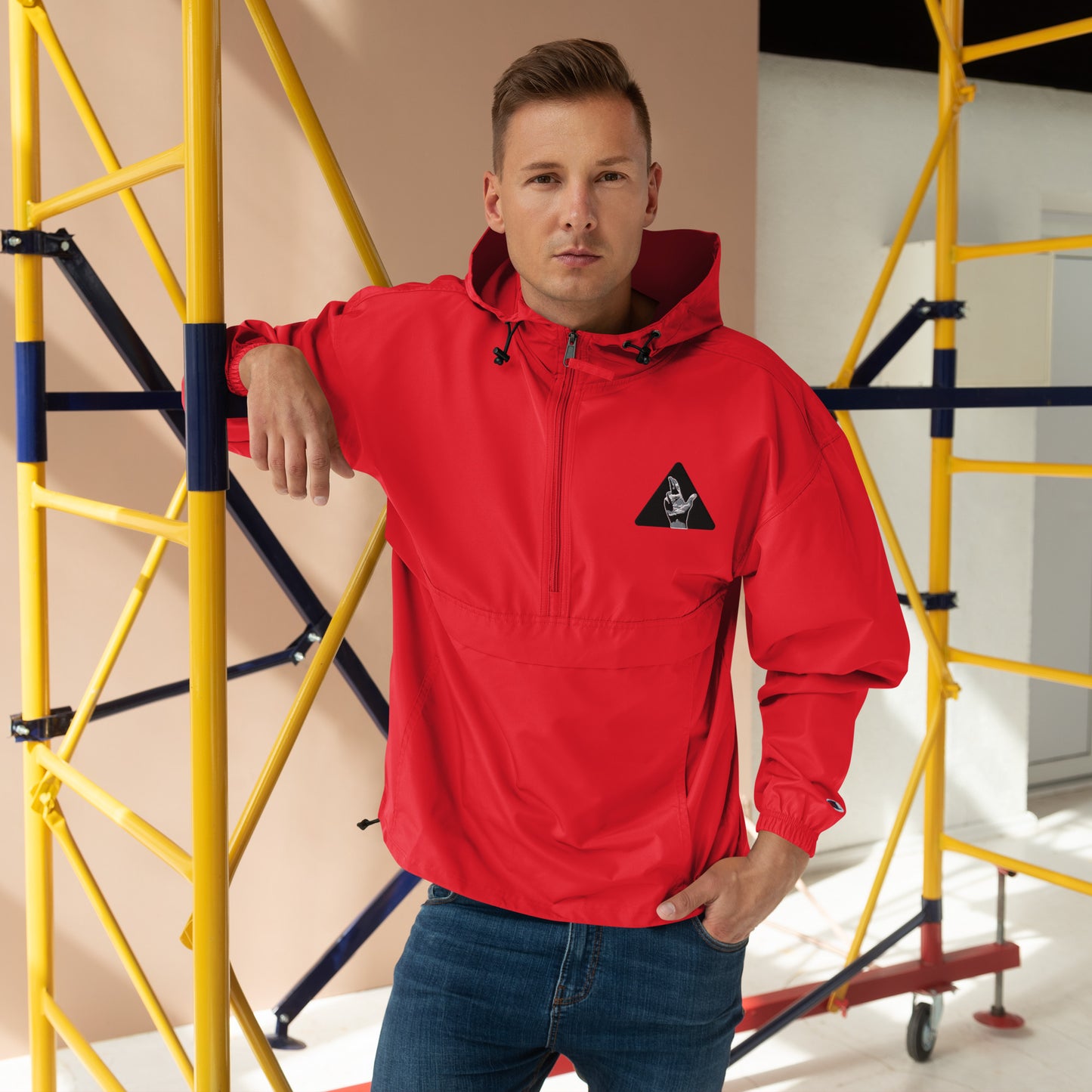 Men's Tri-Logo - Embroidered Champion Packable Jacket
