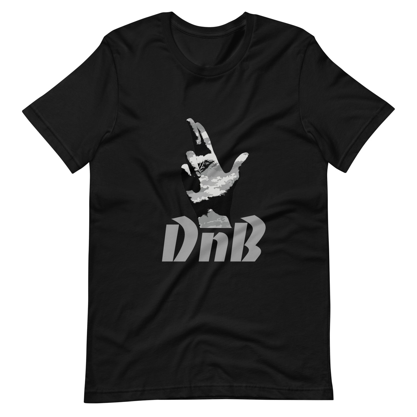 DnB-Camo Gun Finger Unisex t-shirt