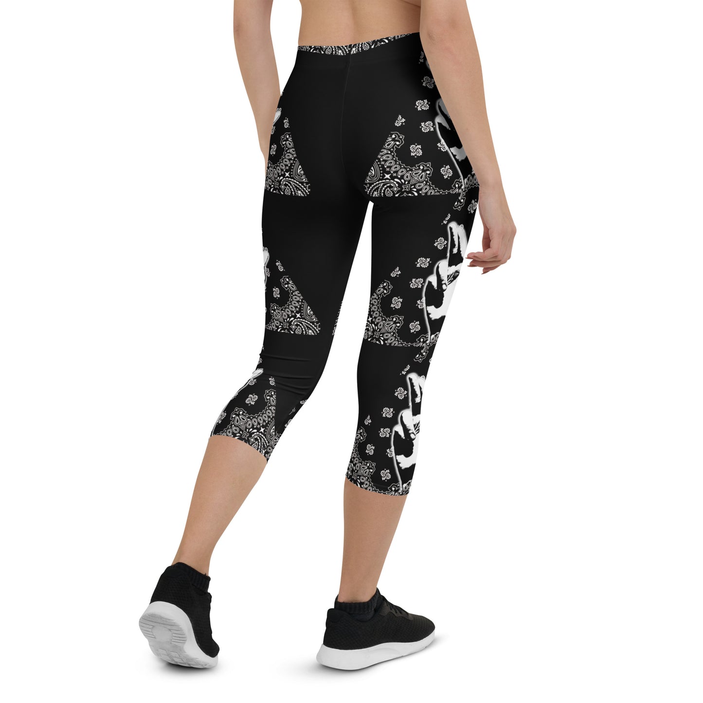 Paisley Tri-Logo - Capri Leggings