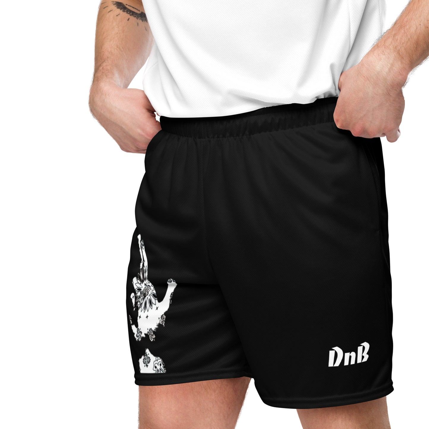 Paisley-Gun Finger - Unisex mesh shorts