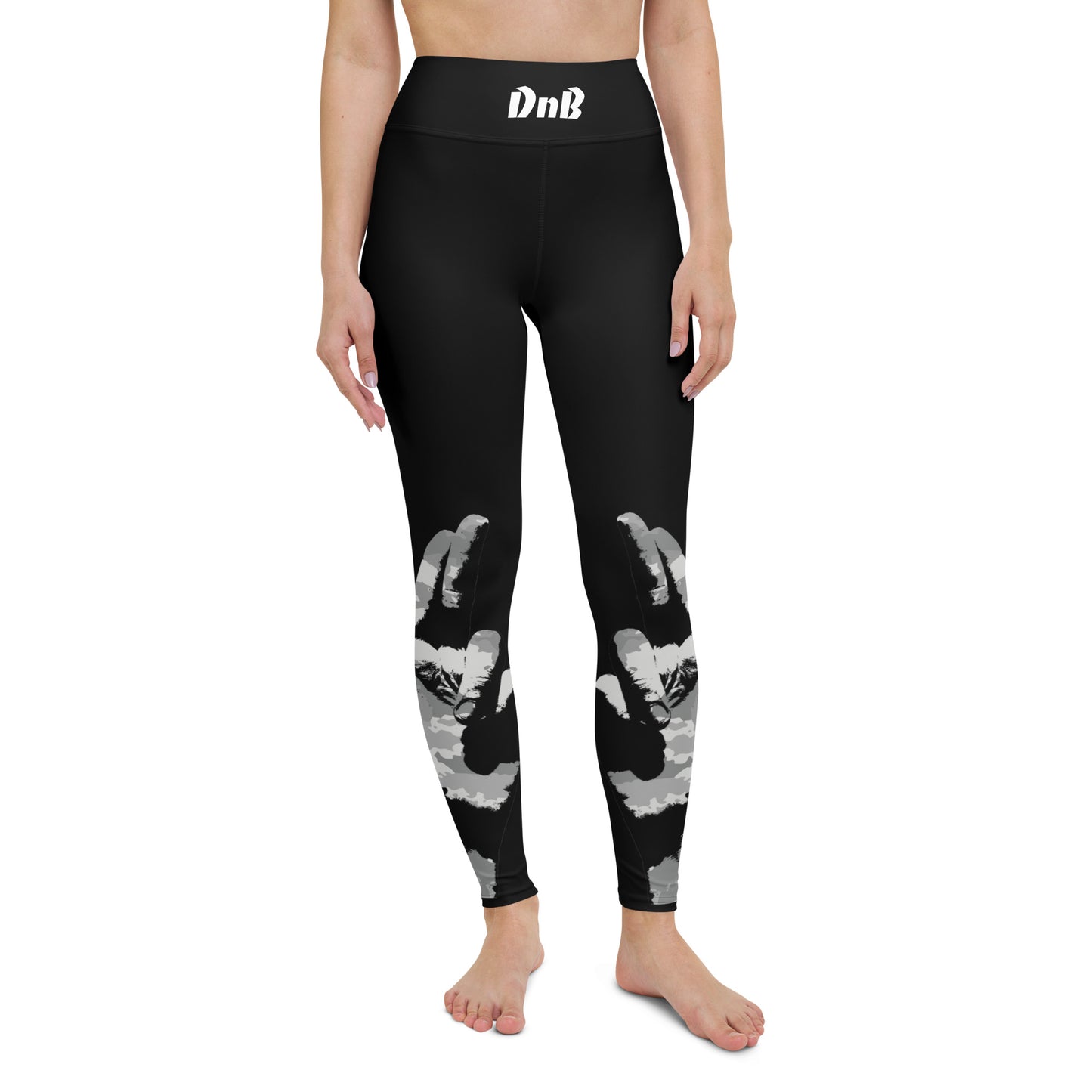 Camo Gun Finger - Yoga Leggings